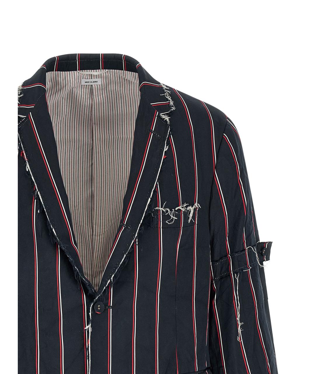 THOM BROWNE Синий шелковый пиджак, фото 3