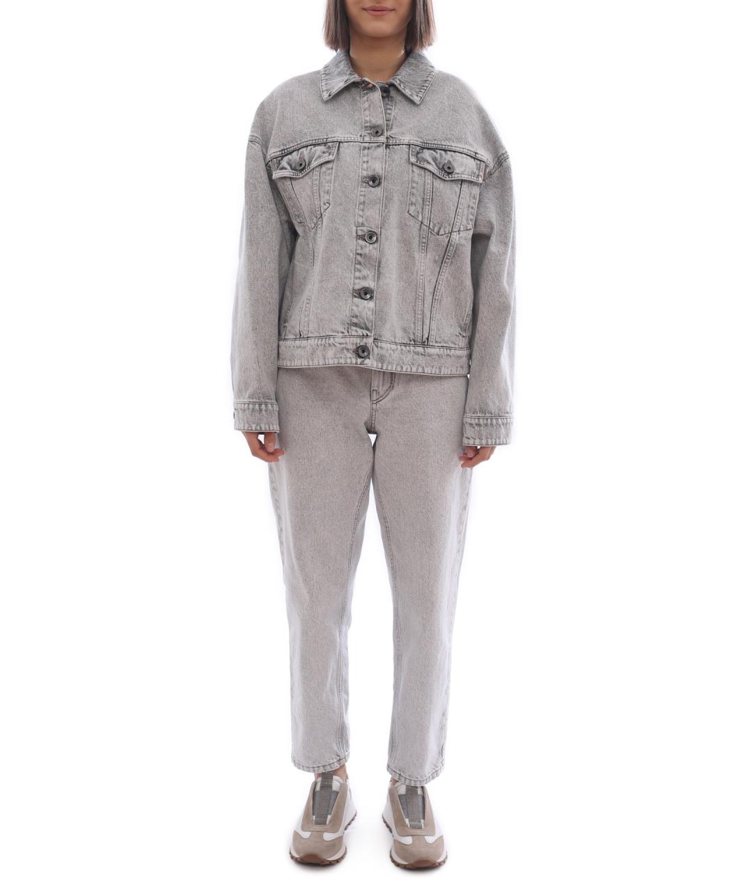 BRUNELLO CUCINELLI Серая хлопковая куртка, фото 2