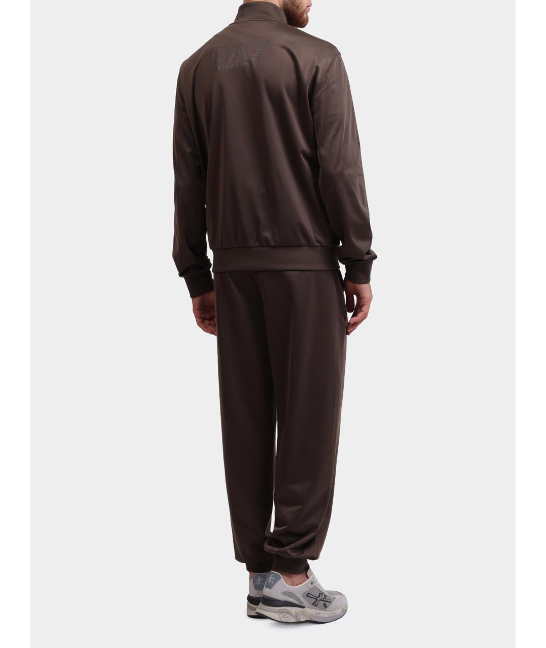 EA7 Коричневый классический костюм, фото 8
