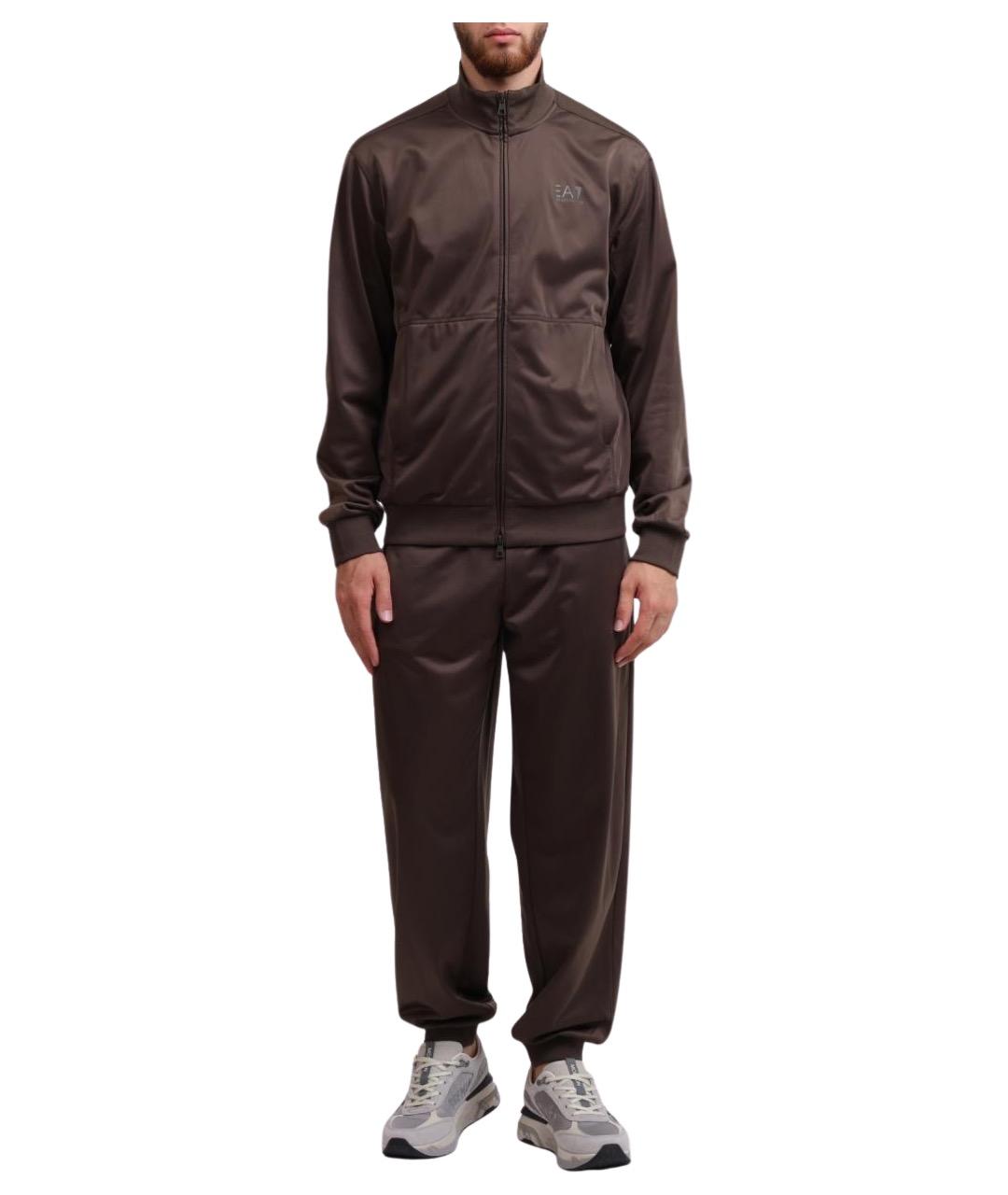 EA7 Коричневый классический костюм, фото 1