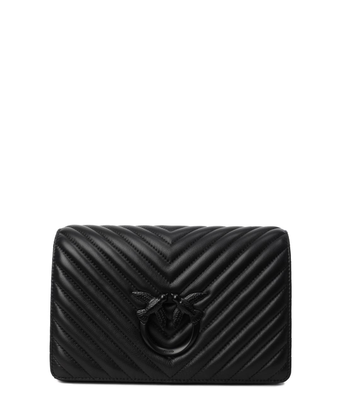 PINKO Черная сумка через плечо, фото 1