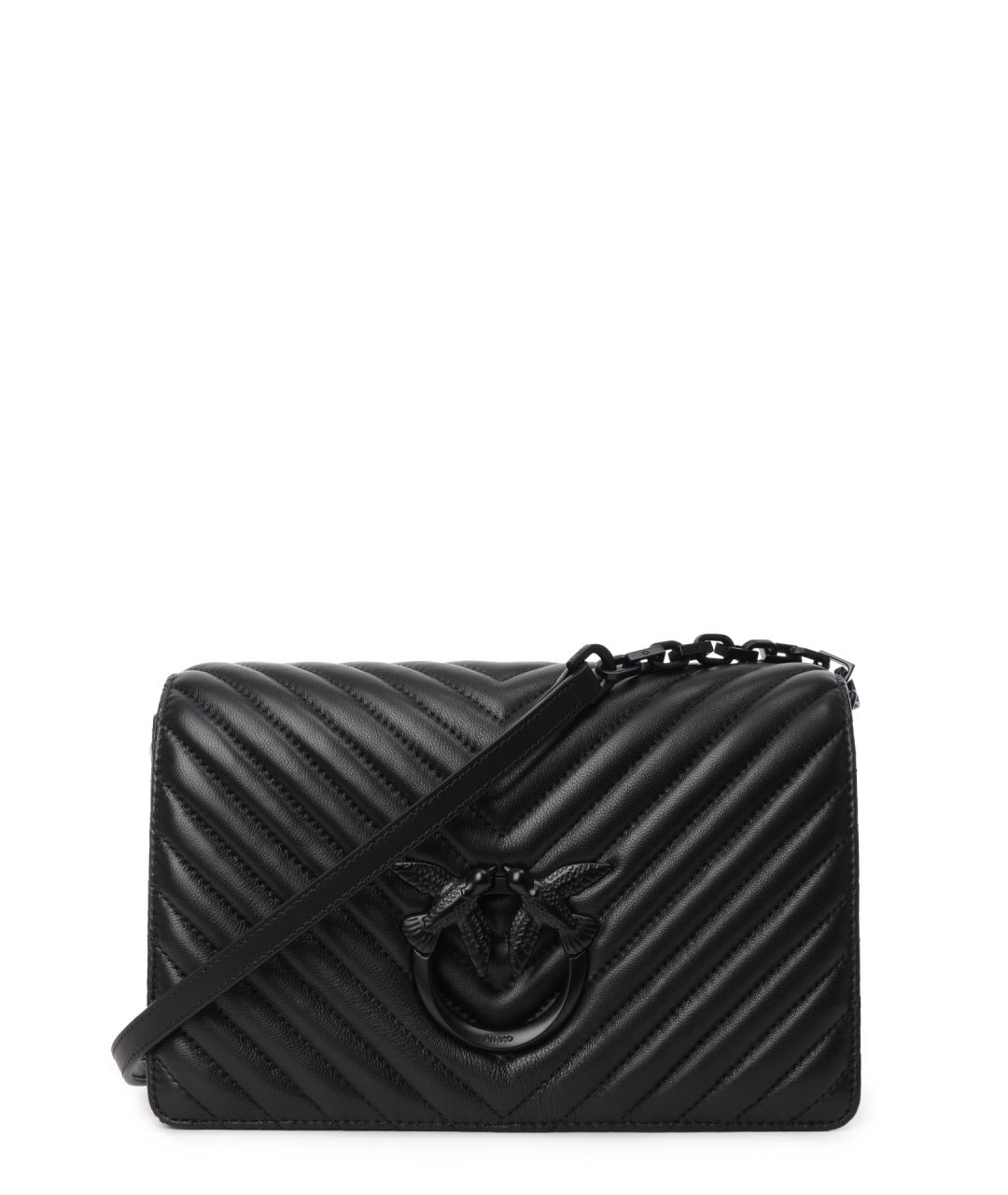 PINKO Черная сумка через плечо, фото 4