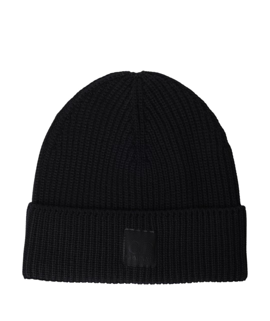 CP COMPANY Черная шерстяная шапка, фото 1