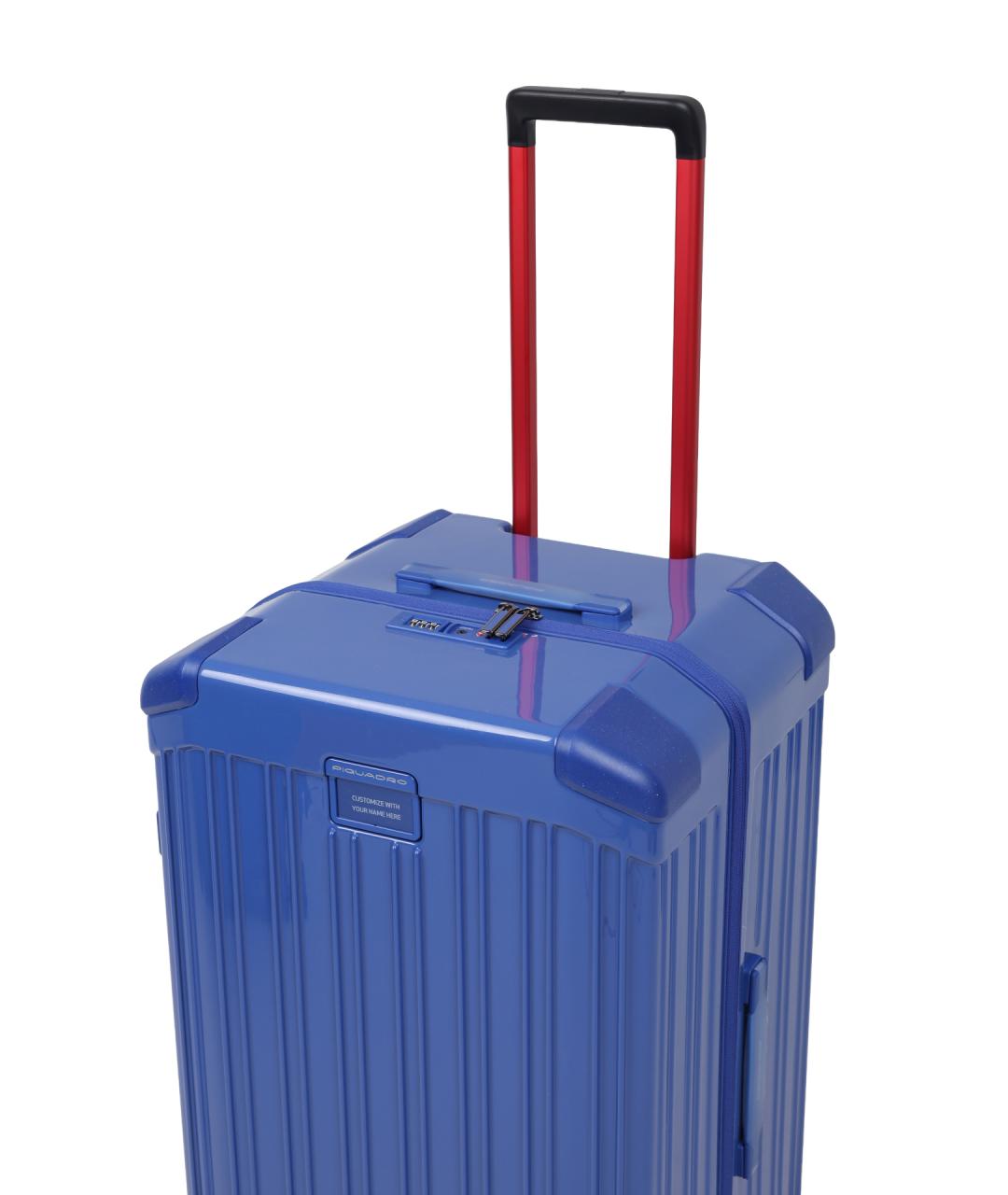 PIQUADRO Синий чемодан, фото 3
