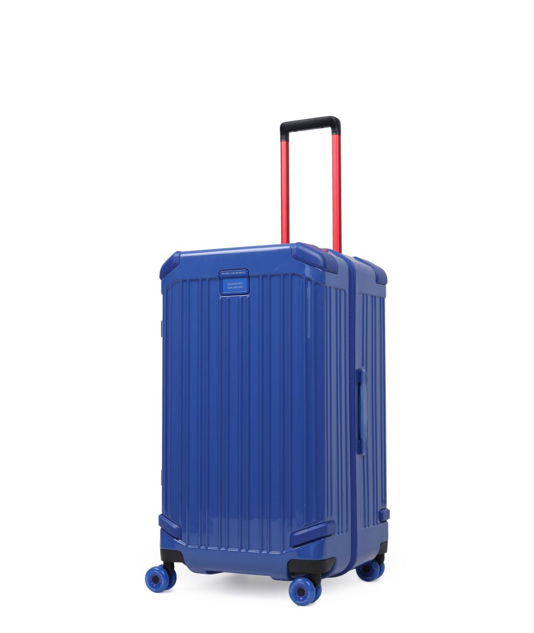 PIQUADRO Синий чемодан, фото 2