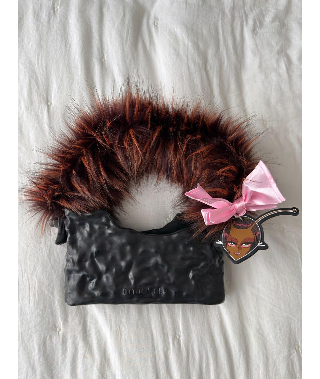 OTTOLINGER Черная сумка с короткими ручками, фото 7