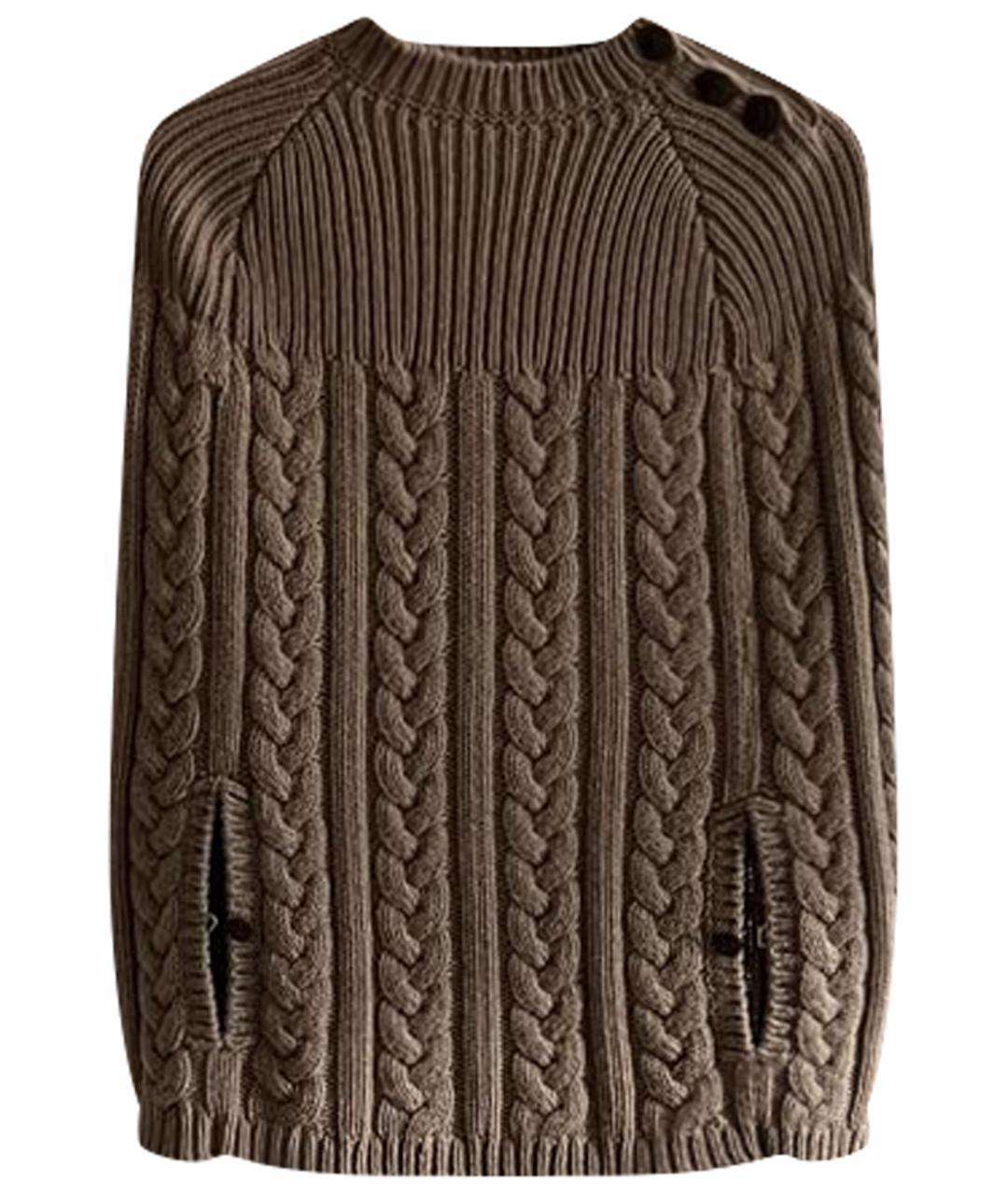 LOUIS VUITTON Бежевый шерстяной джемпер / свитер, фото 1