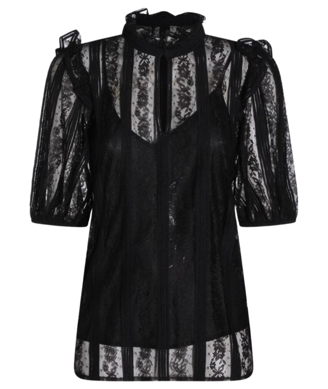 TWIN-SET Черная синтетическая блузы, фото 1