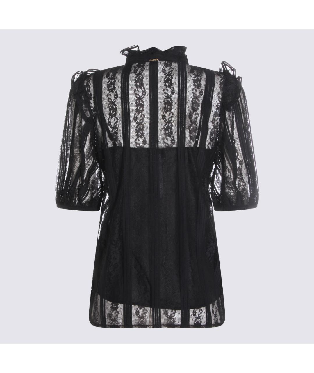 TWIN-SET Черная синтетическая блузы, фото 2