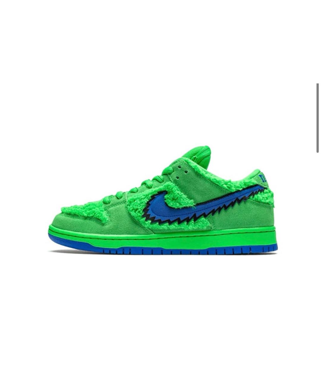 NIKE Салатовые низкие кроссовки / кеды, фото 5