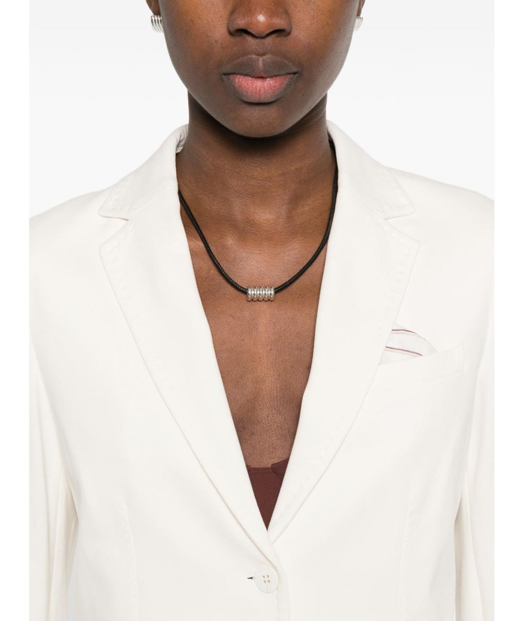 CIRCOLO 1901 Бежевый хлопковый жакет/пиджак, фото 3