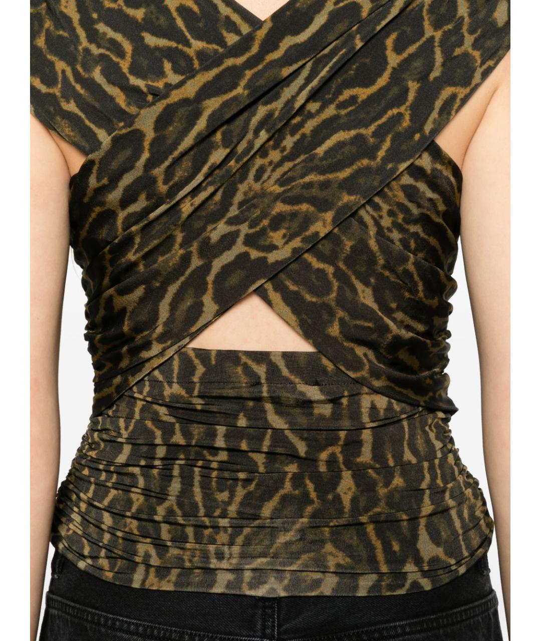 GANNI Мульти вискозная майка, фото 3