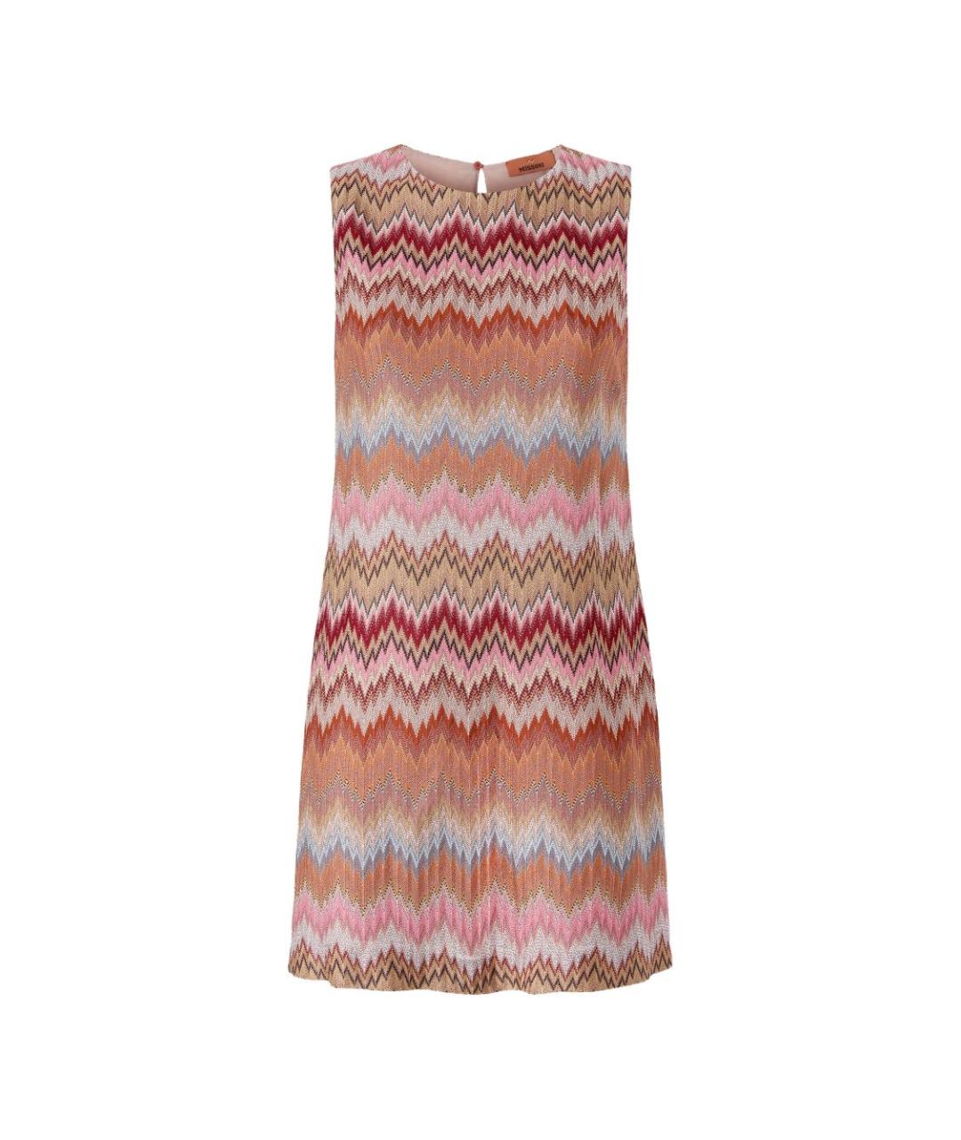 MISSONI Розовое вискозное повседневное платье, фото 1