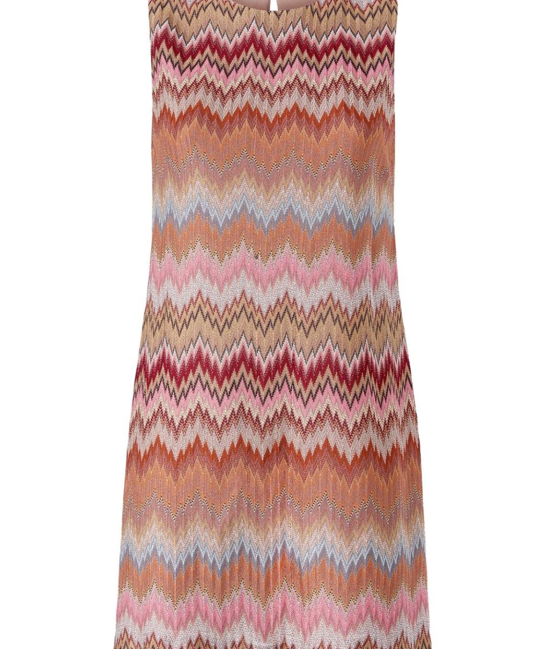 MISSONI Розовое вискозное повседневное платье, фото 2