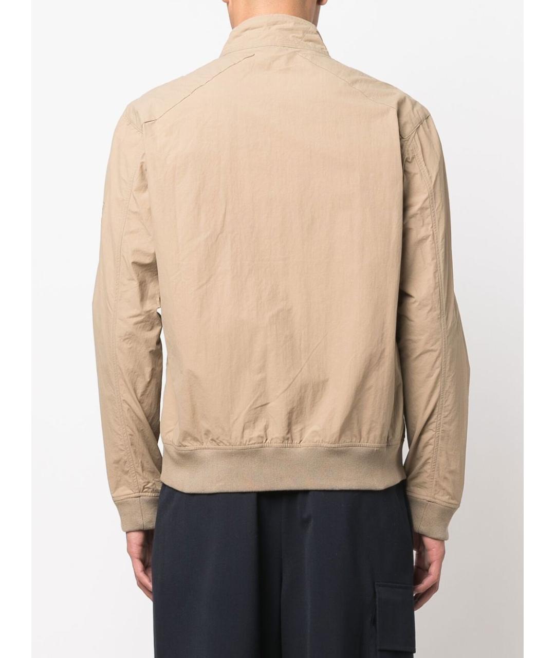 BARBOUR Бежевая полиамидовая куртка, фото 2