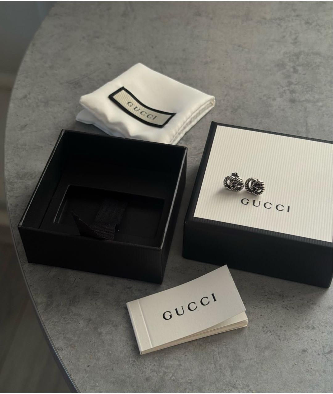 GUCCI Серебряные серебряные серьги, фото 6