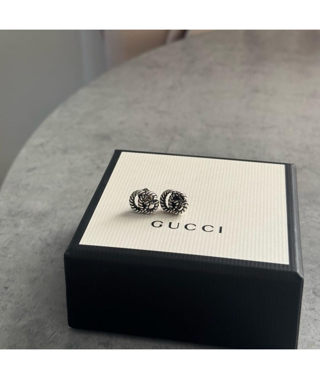 GUCCI Серебряные серебряные серьги, фото 5