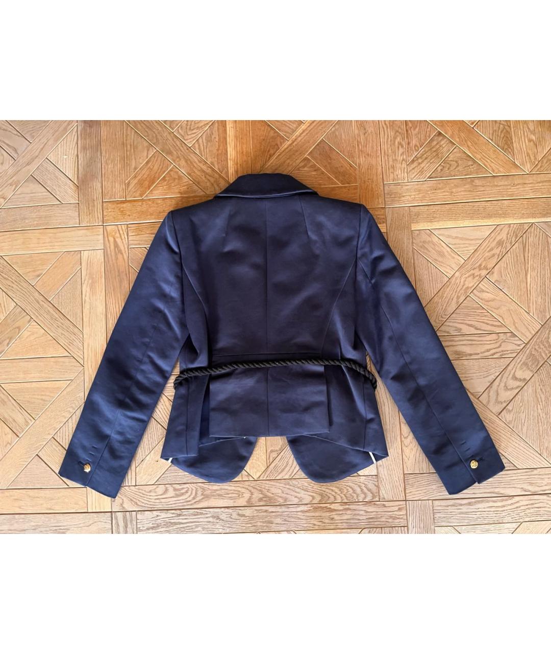 LOUIS VUITTON Темно-синий хлопковый жакет/пиджак, фото 2