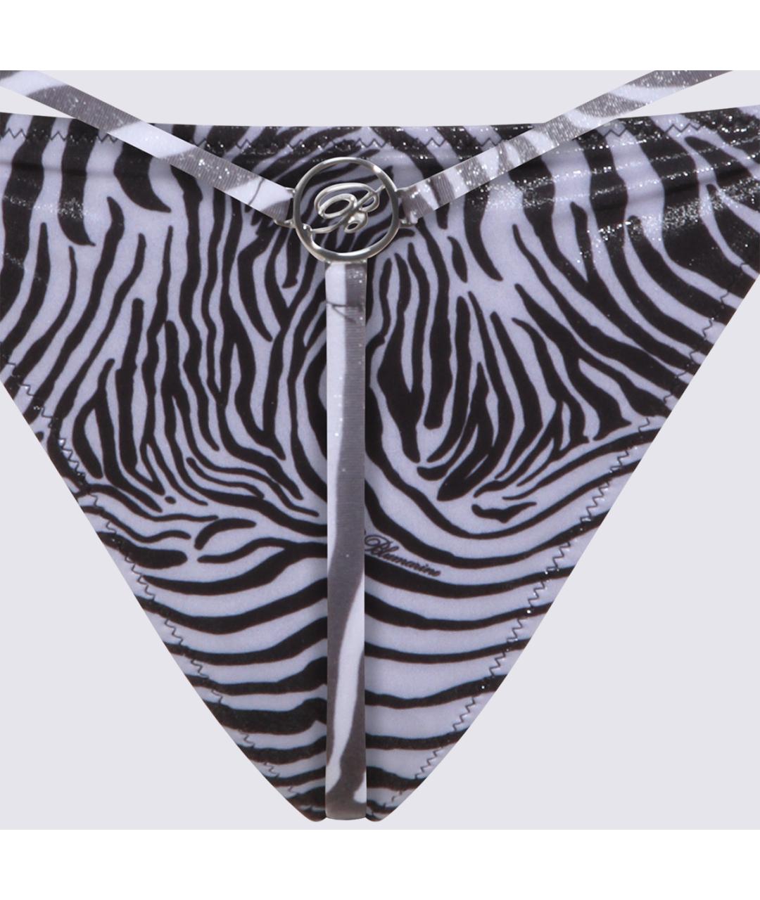 BLUMARINE Мульти полиэстеровый купальник, фото 3