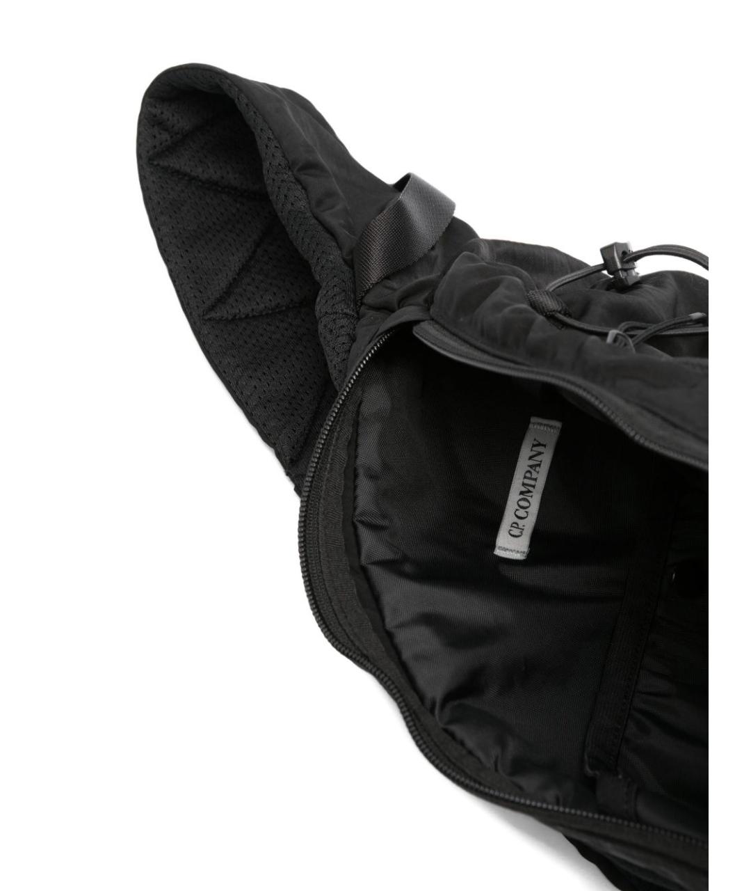 CP COMPANY Черная синтетическая сумка на плечо, фото 3