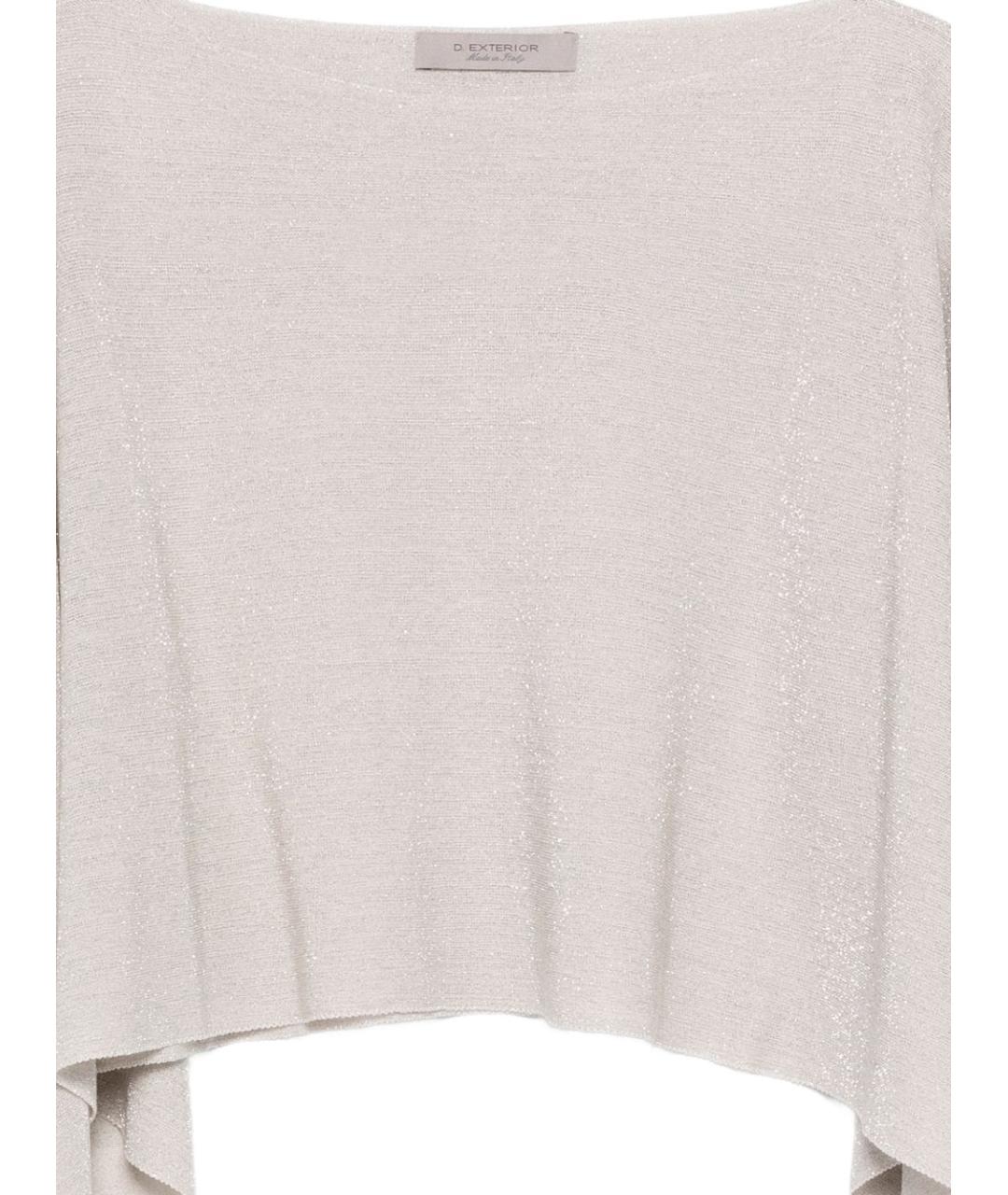 D.EXTERIOR Бежевая вискозная футболка, фото 3