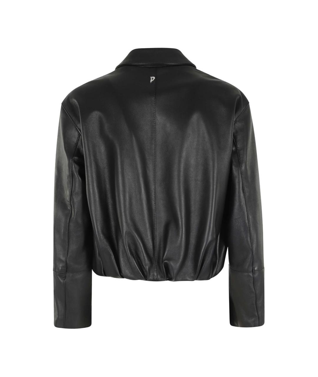 DONDUP Черная кожаная куртка, фото 2