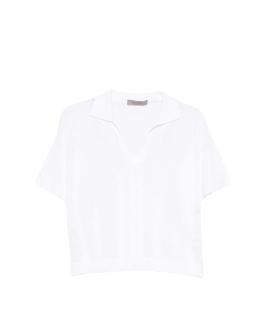 D.EXTERIOR Белая вискозная футболка, фото 1