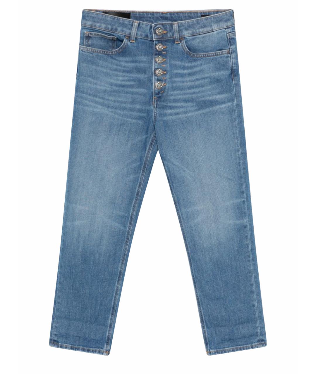 DONDUP Голубые хлопковые джинсы слим, фото 1