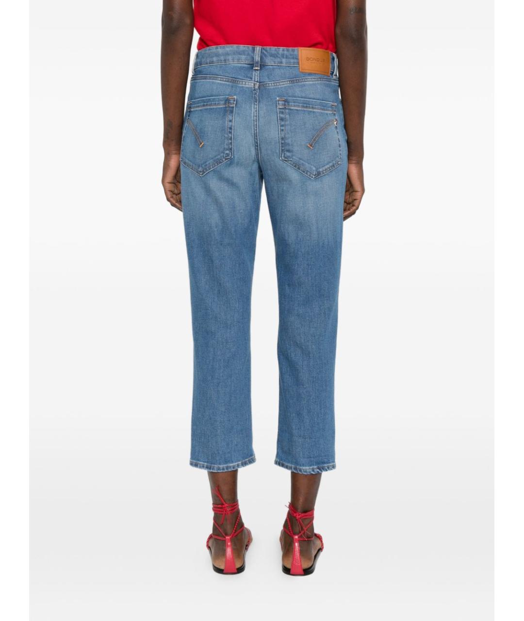 DONDUP Голубые хлопковые джинсы слим, фото 3
