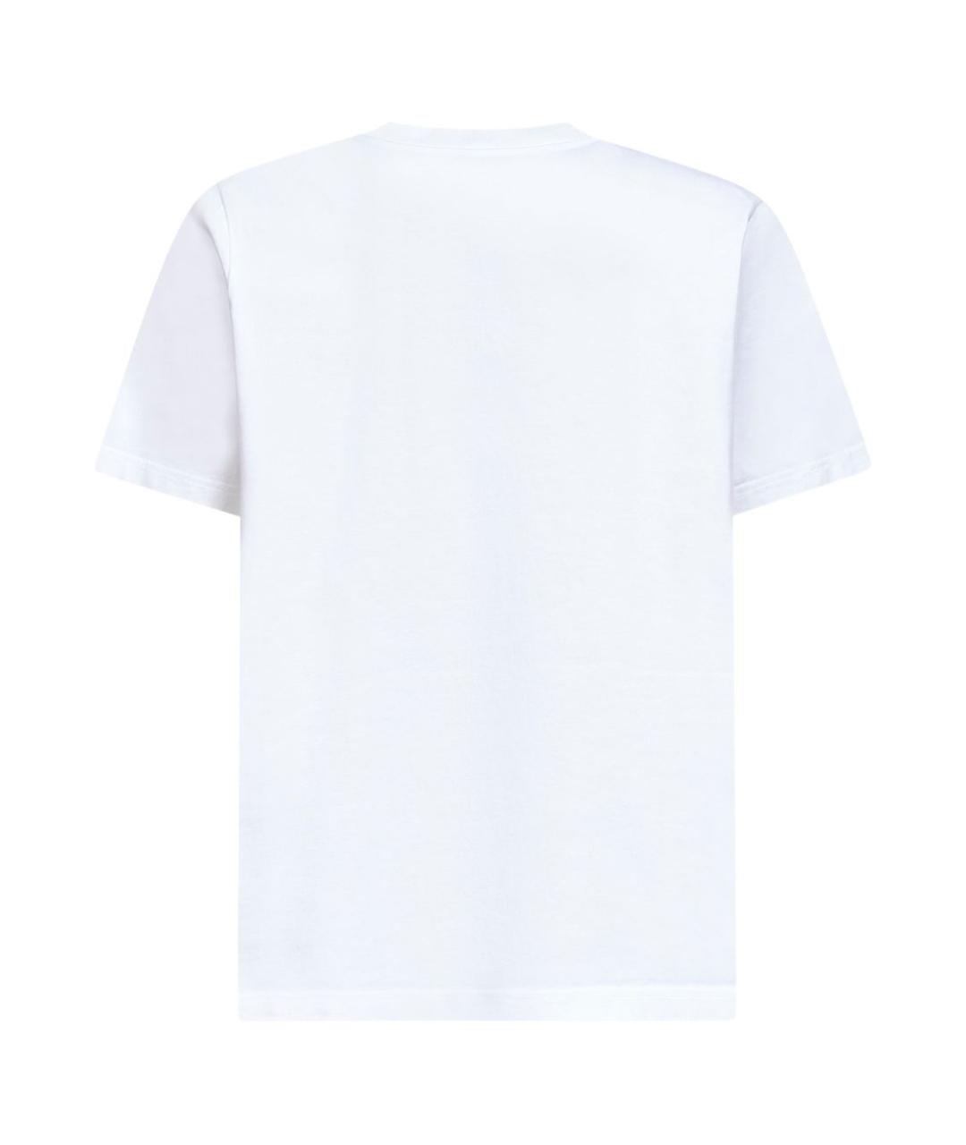 CASABLANCA Белая хлопковая футболка, фото 2