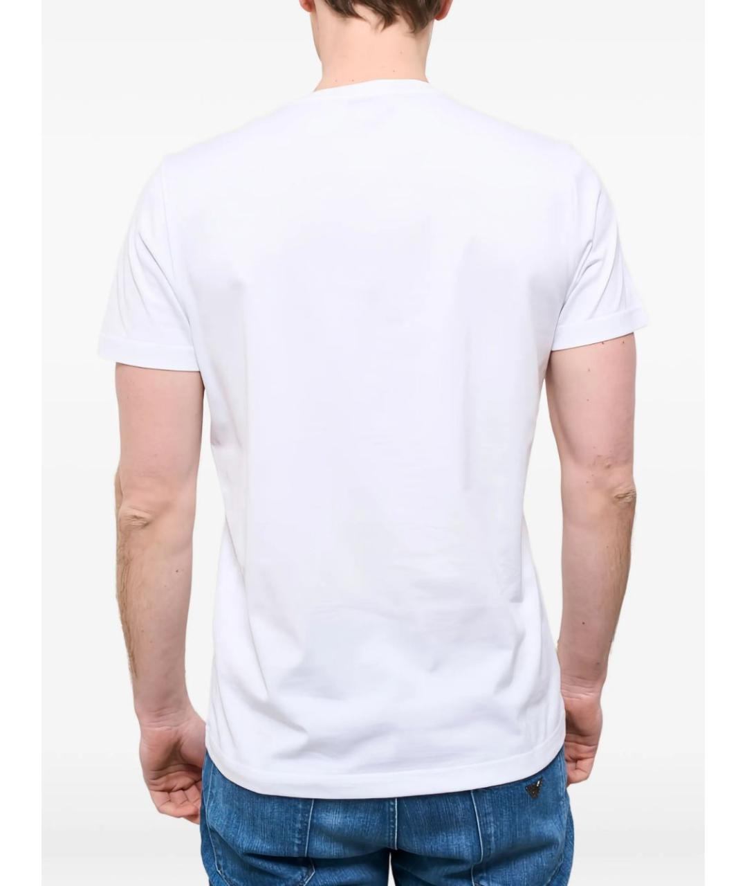 DONDUP Белая хлопковая футболка, фото 4