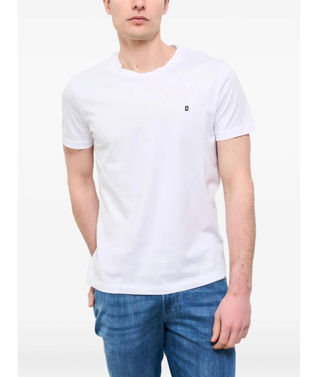 DONDUP Белая хлопковая футболка, фото 1