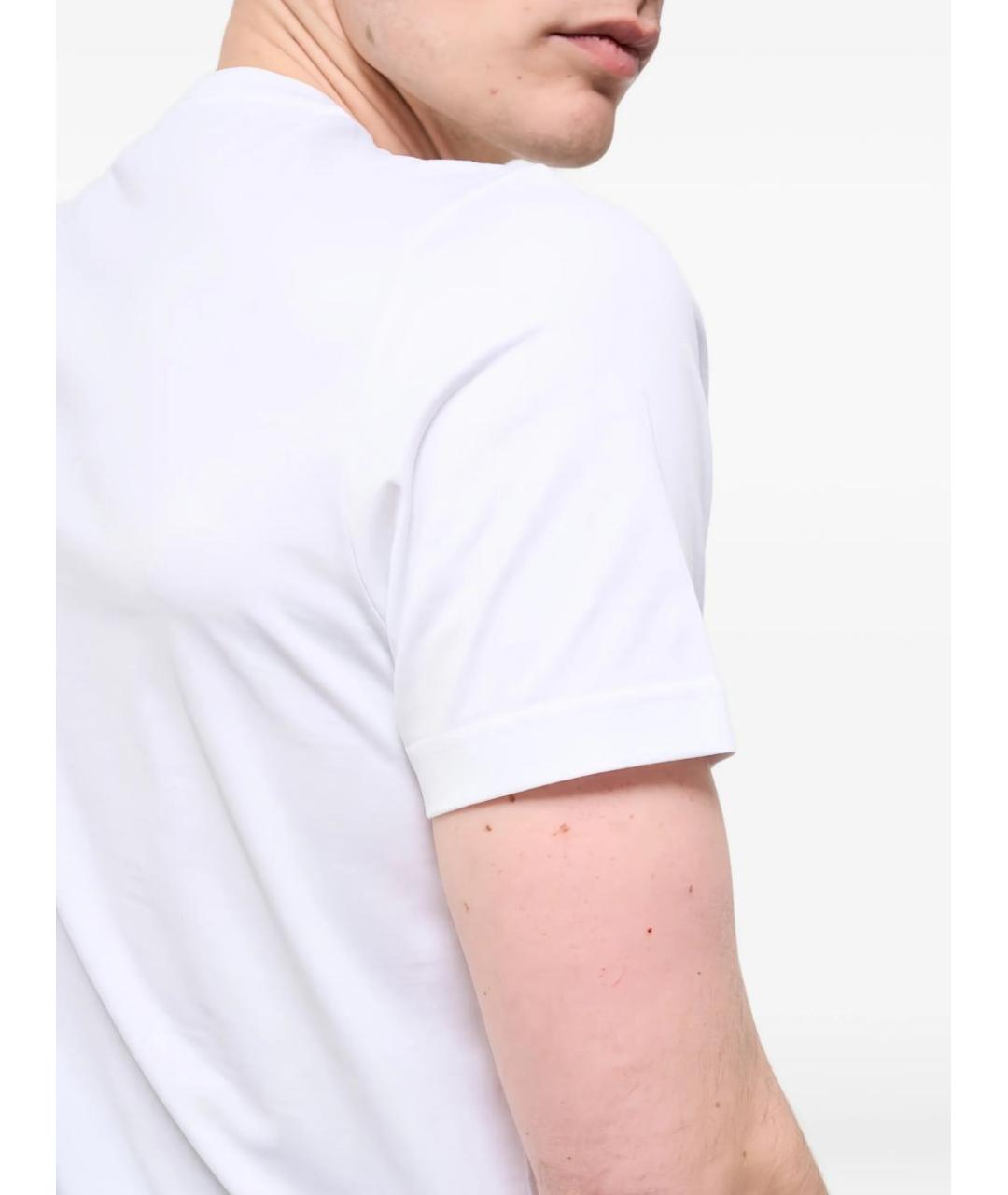 DONDUP Белая хлопковая футболка, фото 2