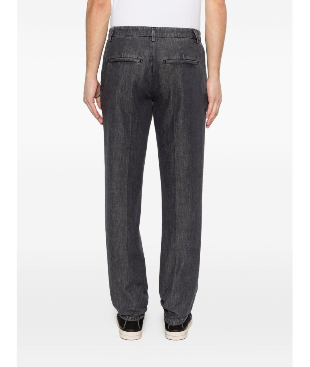 DONDUP Черные хлопковые повседневные брюки, фото 4