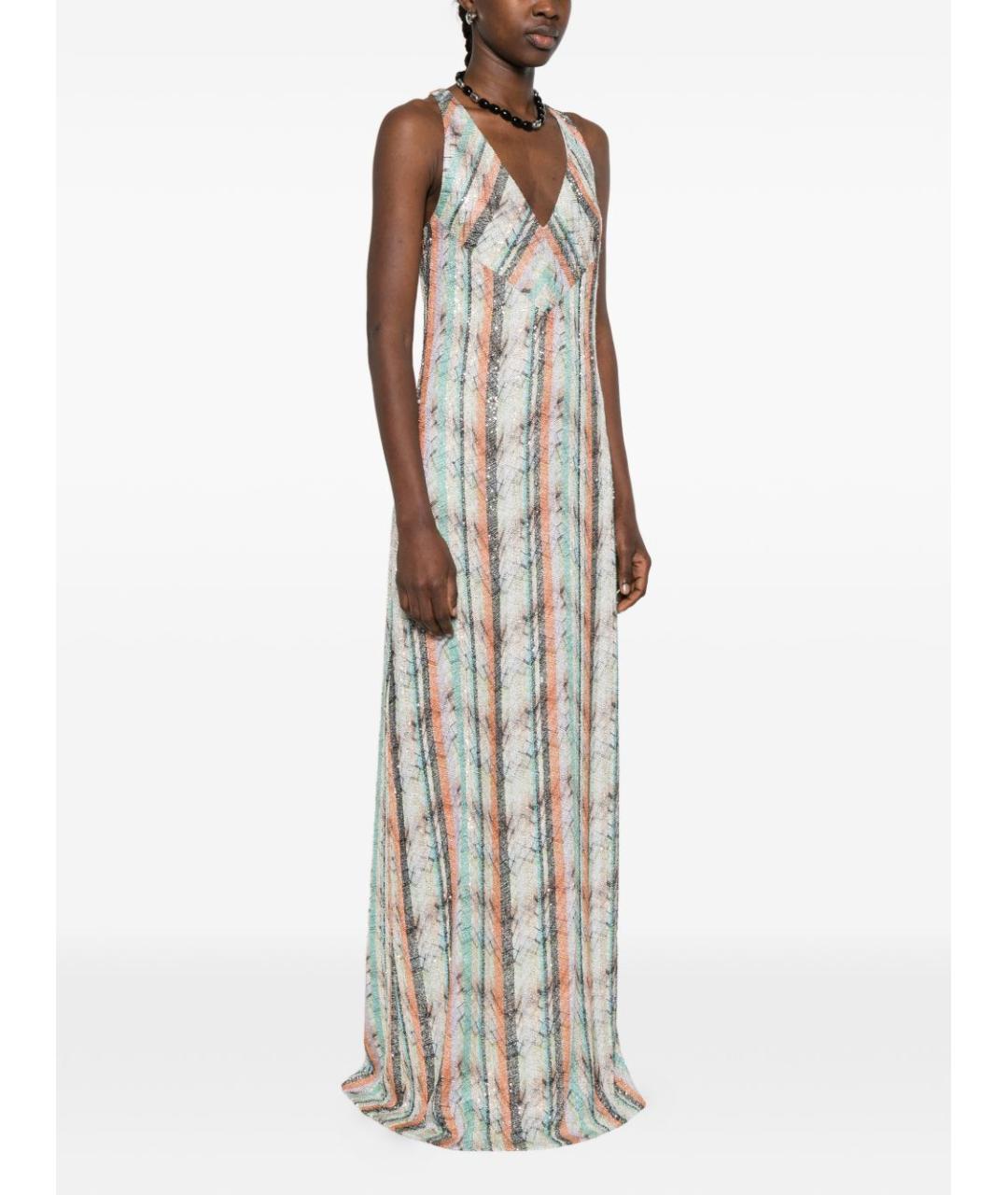 MISSONI Мульти вискозное повседневное платье, фото 3