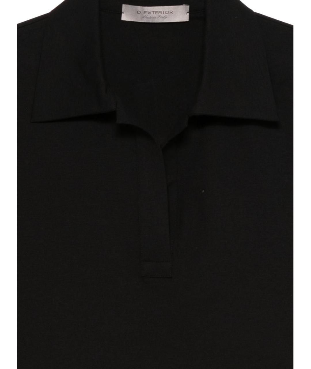 D.EXTERIOR Черная хлопковая футболка, фото 3