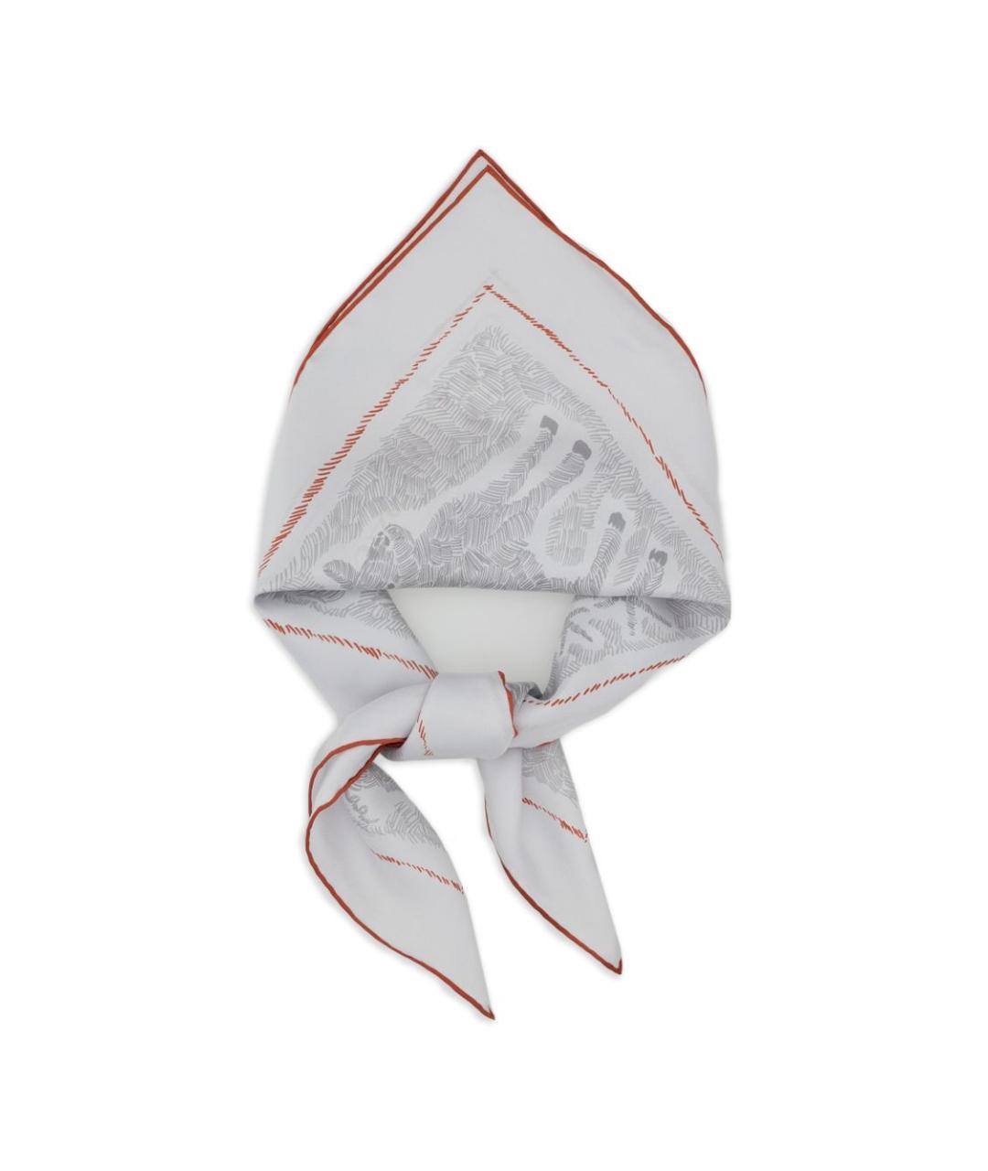 JACQUEMUS Мульти шелковый шарф, фото 1