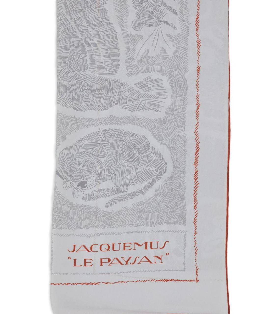 JACQUEMUS Мульти шелковый шарф, фото 2