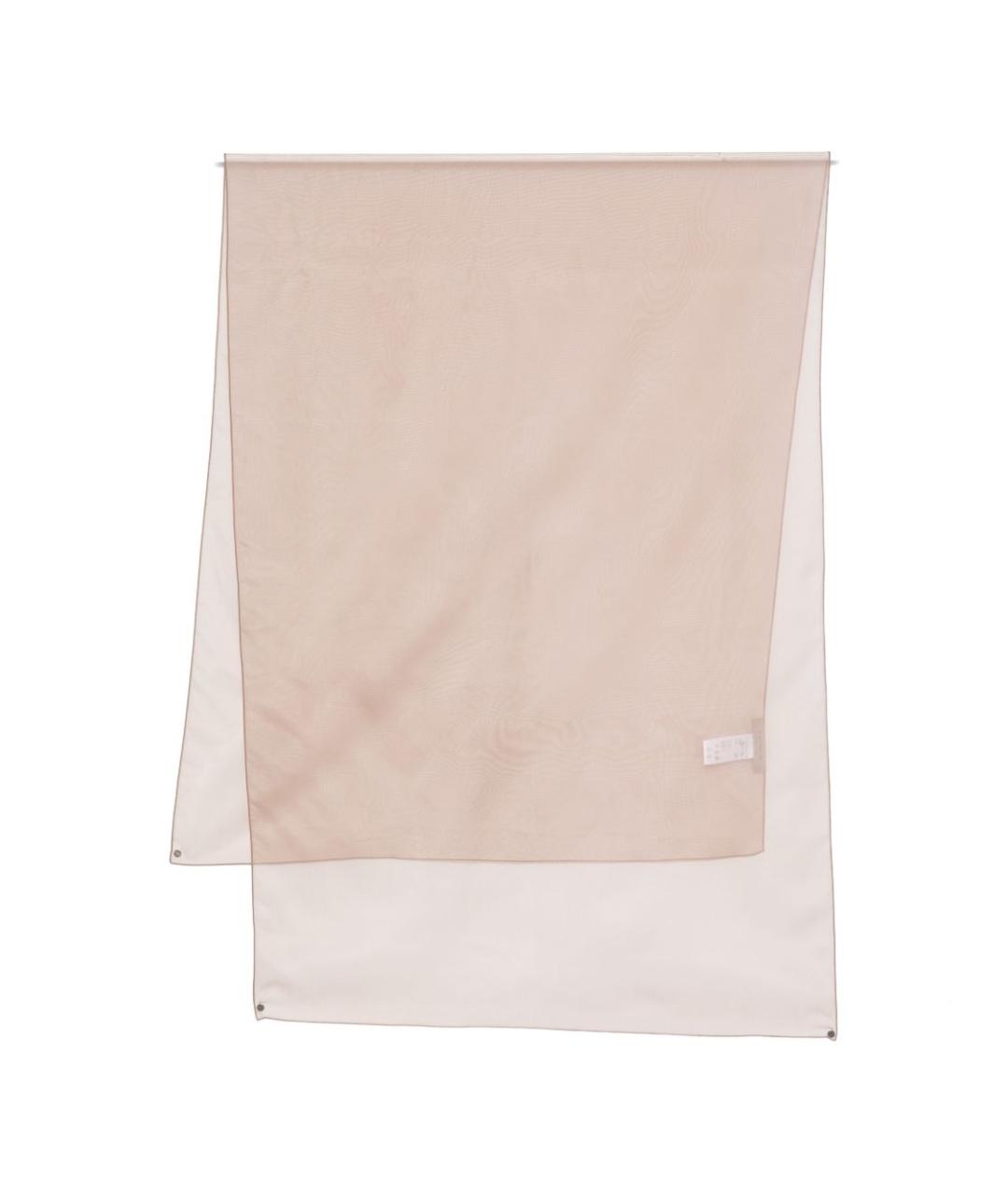 D.EXTERIOR Коричневый шелковый шарф, фото 1