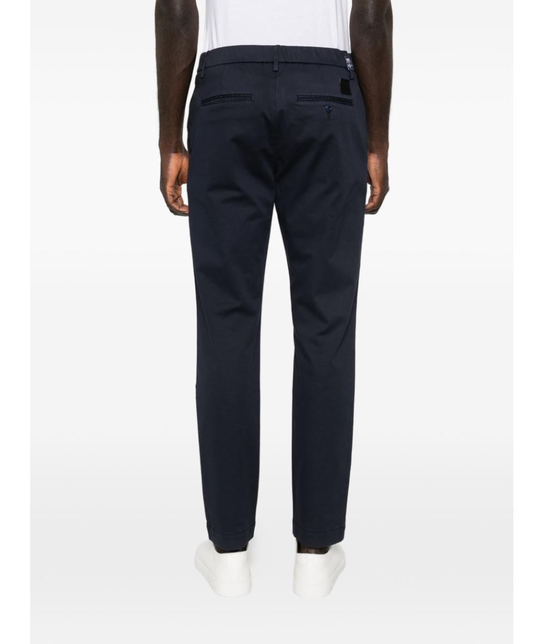JACOB COHEN Синие хлопковые повседневные брюки, фото 2