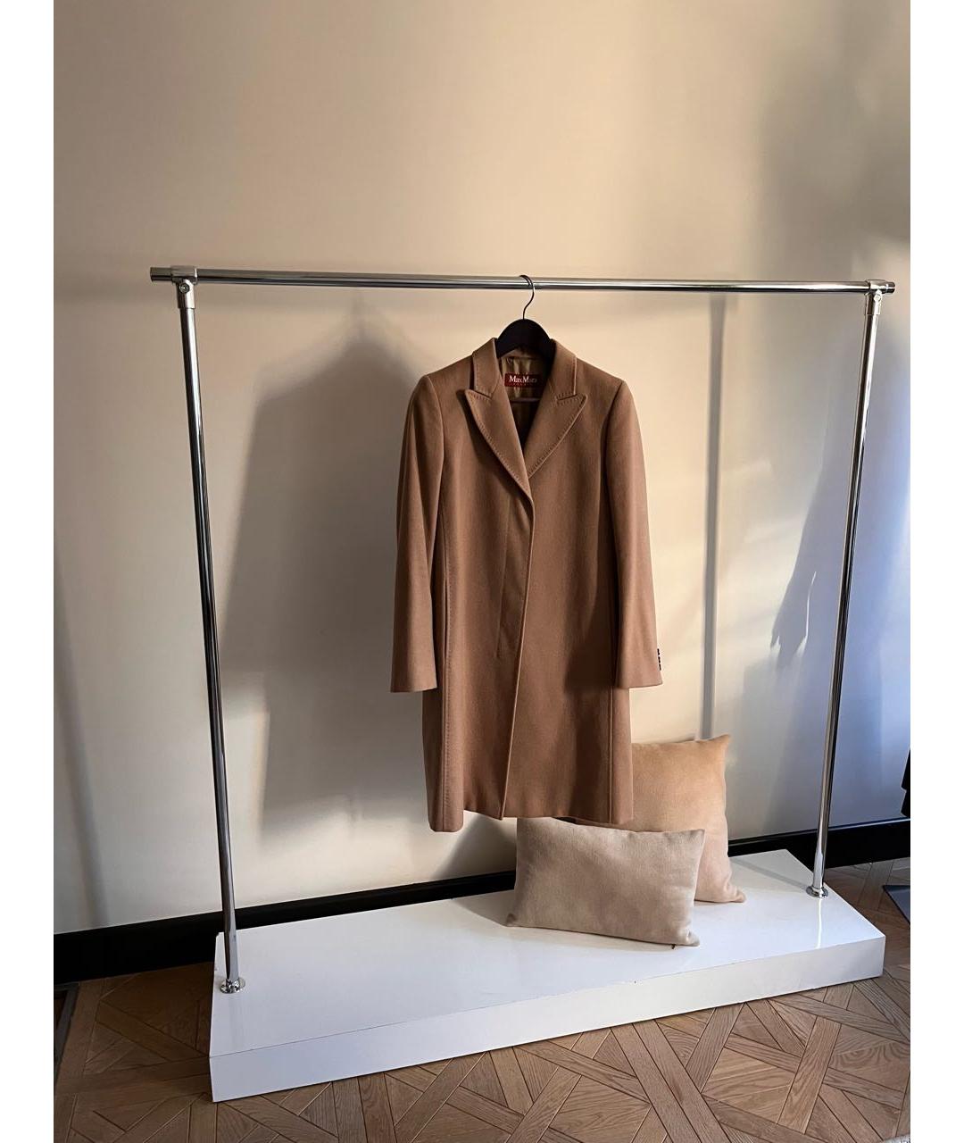 MAX MARA STUDIO Коричневое кашемировое пальто, фото 6