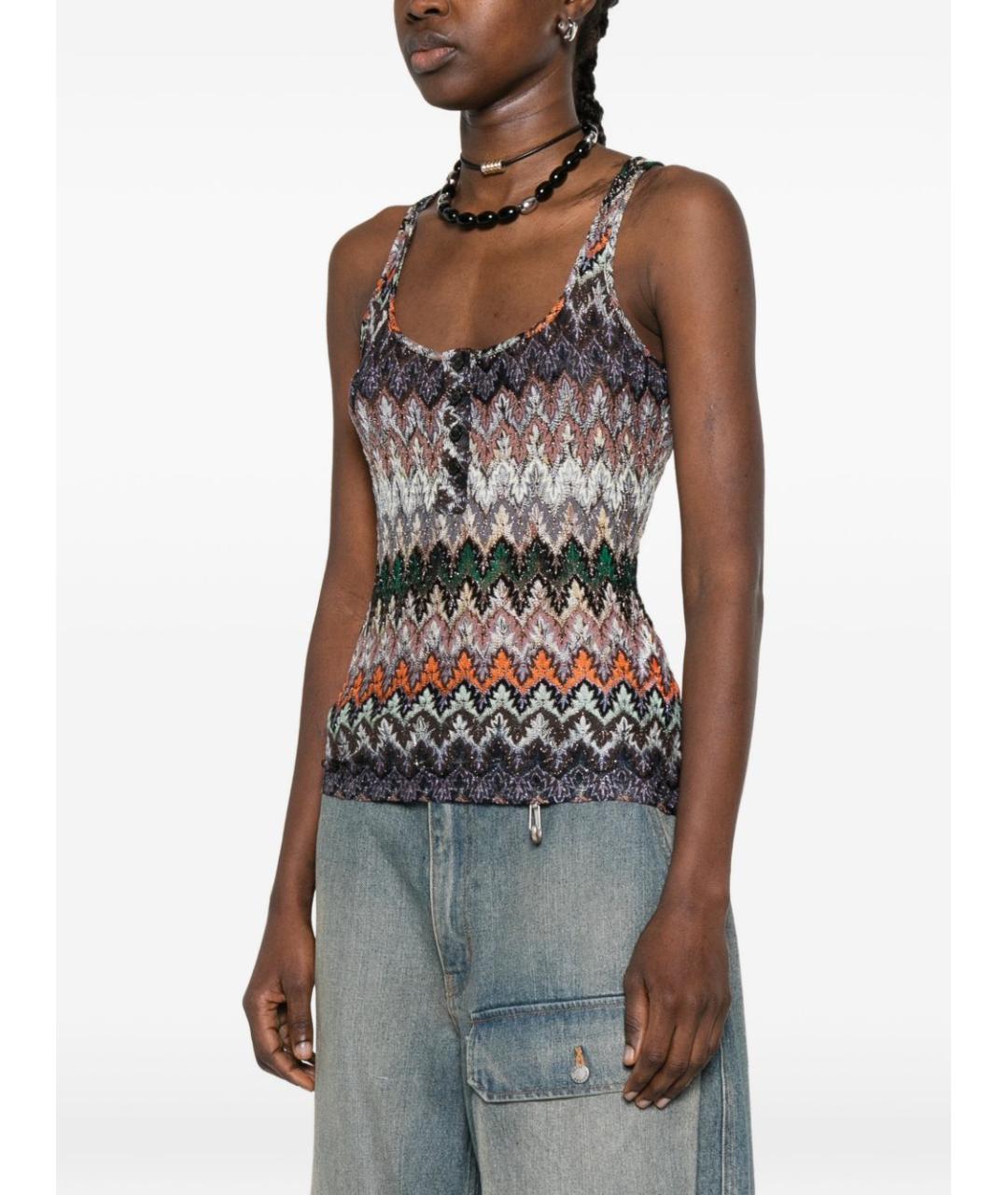 MISSONI Мульти вискозная майка, фото 4