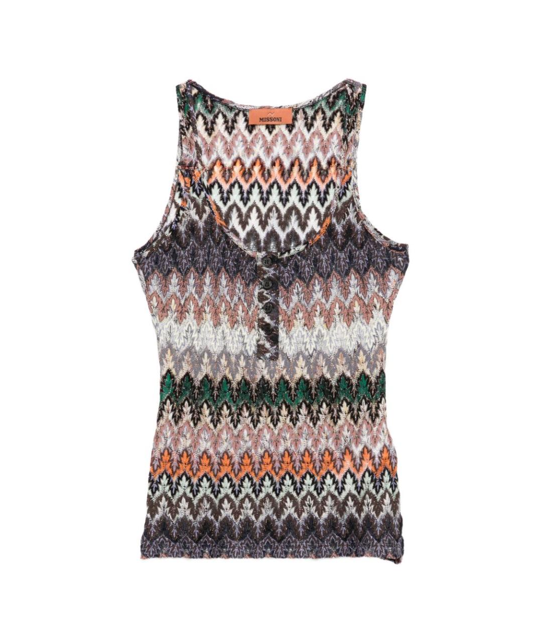 MISSONI Мульти вискозная майка, фото 1