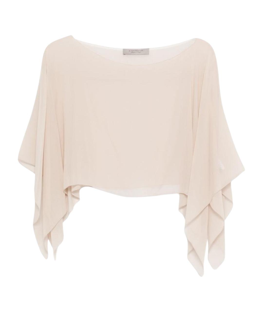 D.EXTERIOR Бежевая шелковая блузы, фото 1