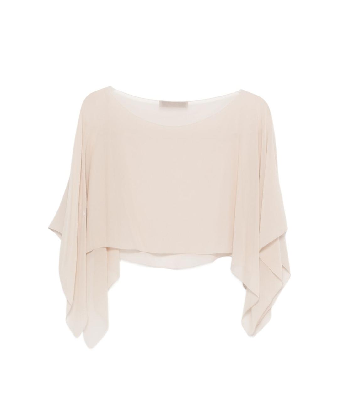 D.EXTERIOR Бежевая шелковая блузы, фото 2