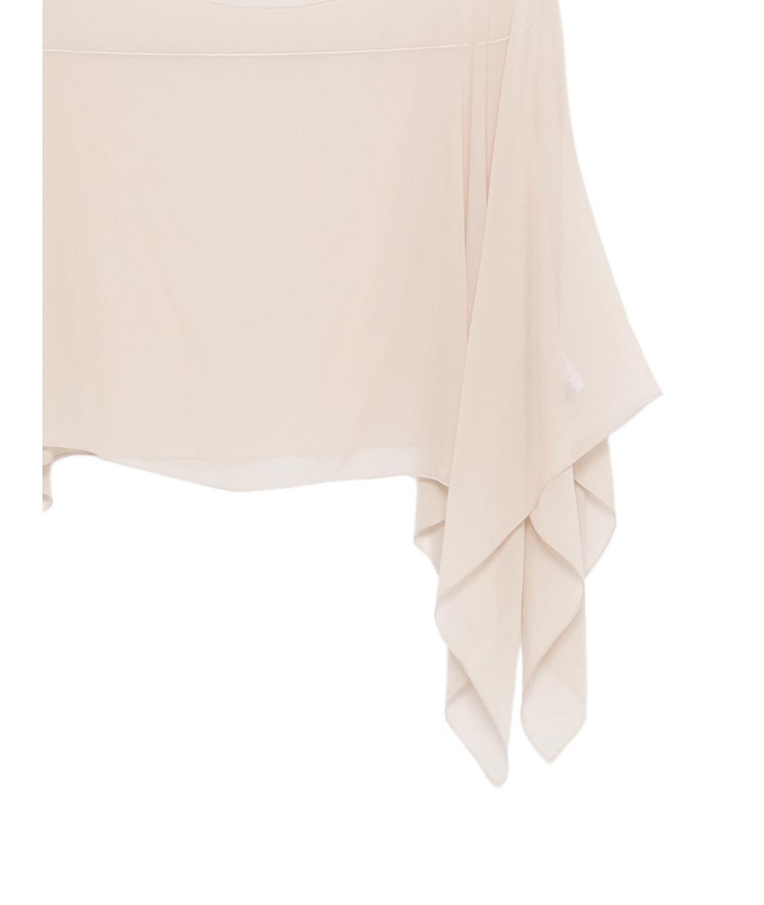 D.EXTERIOR Бежевая шелковая блузы, фото 3