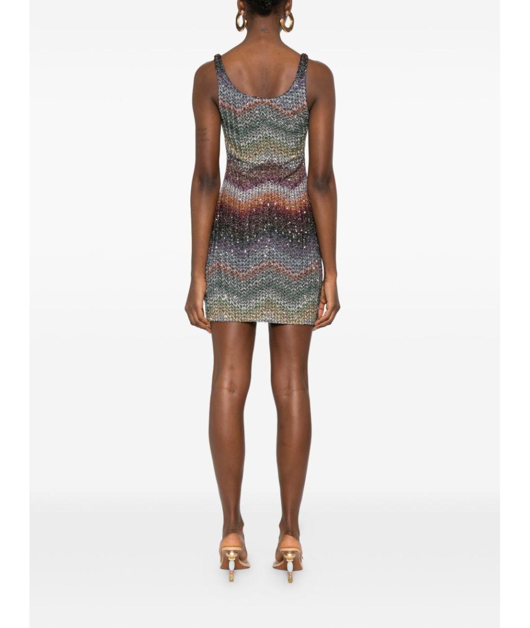MISSONI Мульти вискозное платье, фото 4