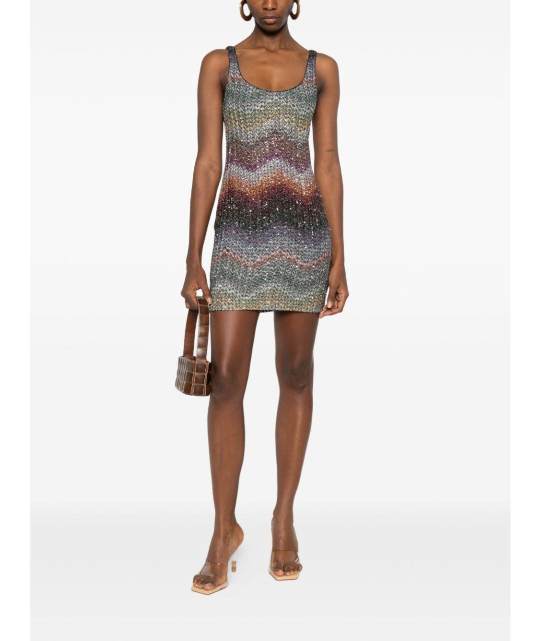 MISSONI Мульти вискозное платье, фото 2