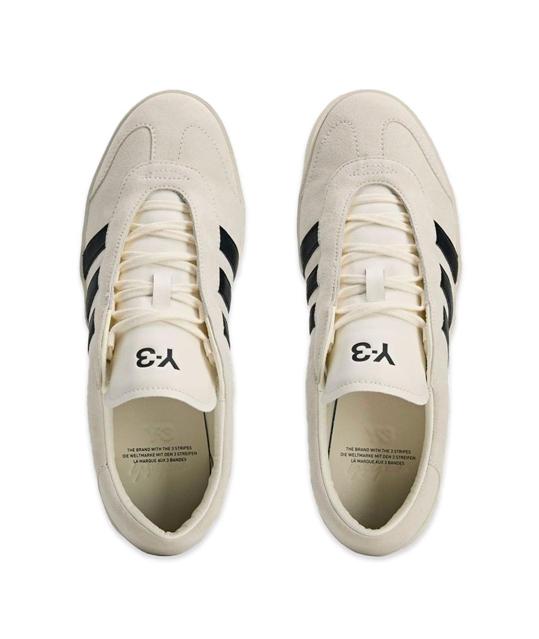 Y-3 Мульти кожаные низкие кроссовки / кеды, фото 4