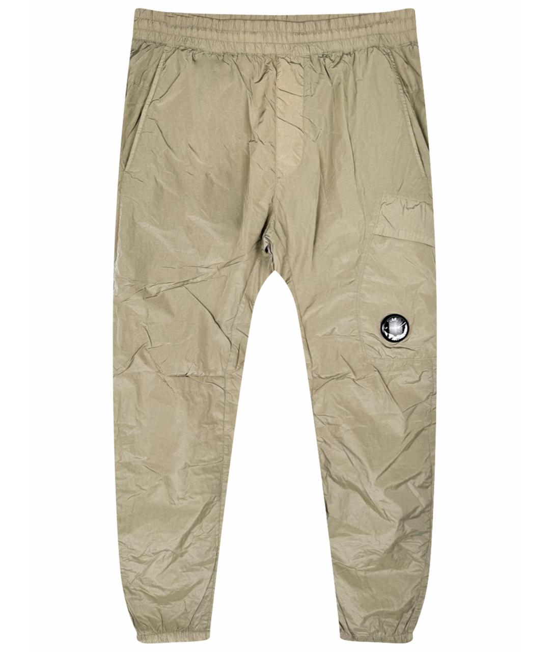 CP COMPANY Бежевые полиамидовые повседневные брюки, фото 1